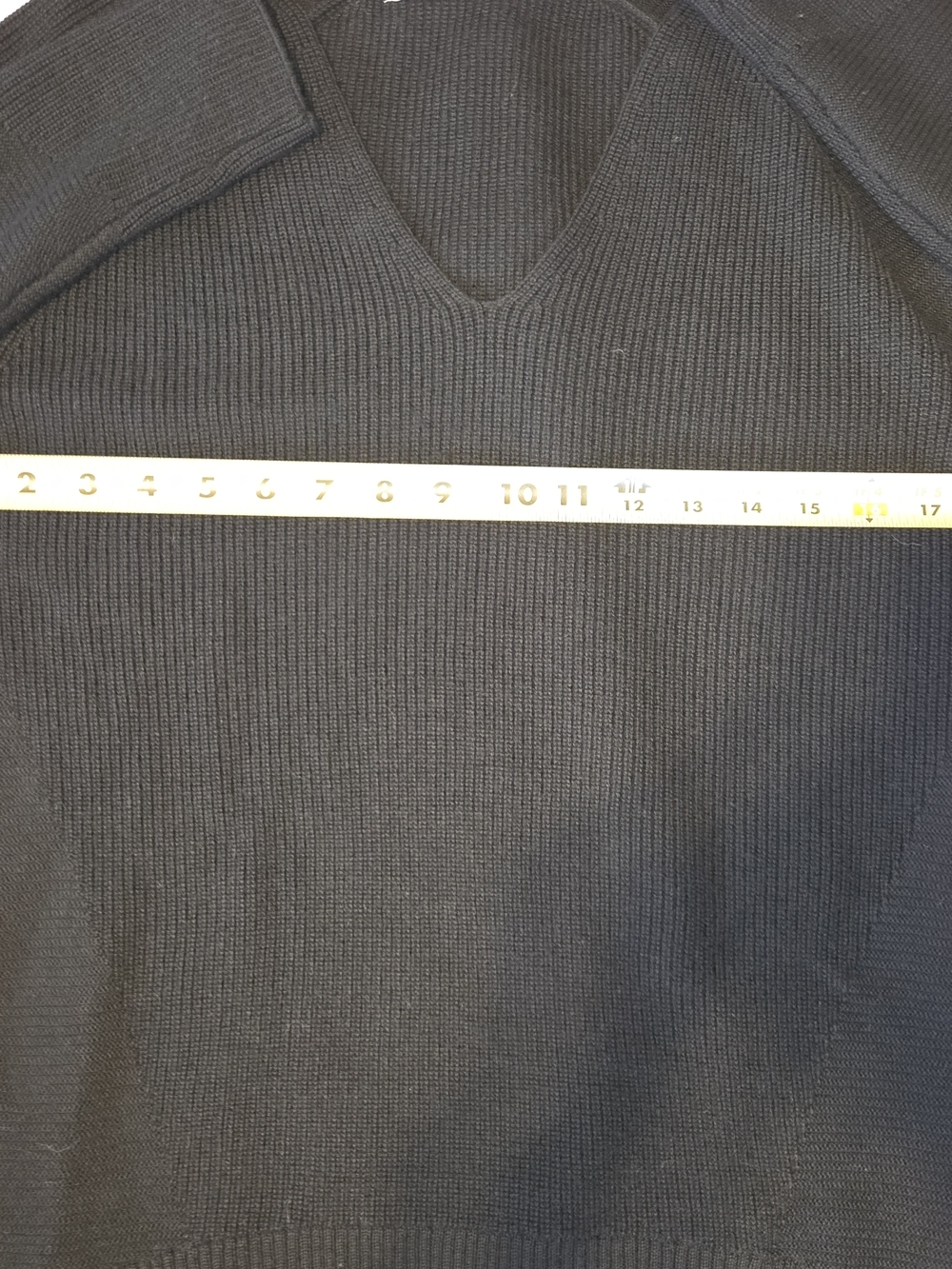 Athleta Oversized Sweater Womens XXS Black Merino Wool Blend Ribbed Knit Casual - Picture 4 of 6
